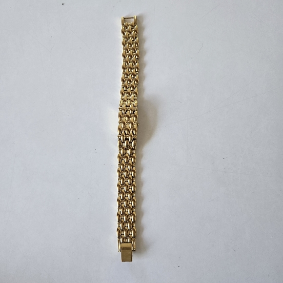 Vintage Armitron Golden Hidden Watch Face watch Bracelet main image 9